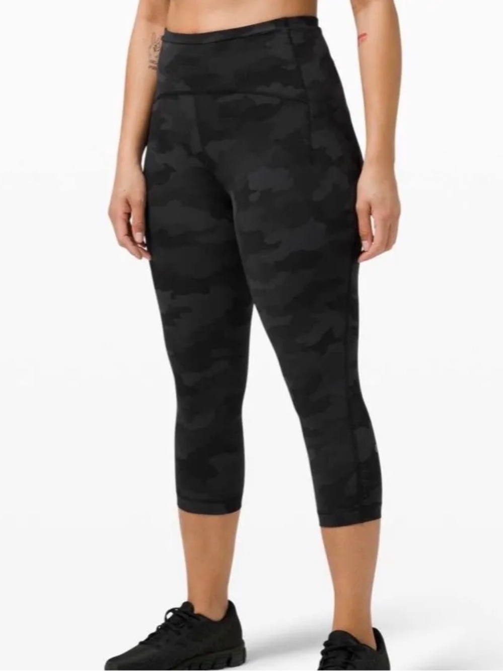 Lululemon Swift Speed High-Rise Crop 21" Heritage 365 Camo Deep Coal